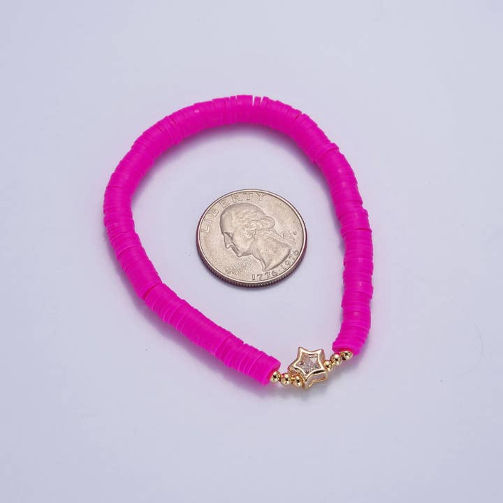 Aim Eternal - Wholesale Beaded Bracelet - Celestial Star Surfer Heishi Bracelets for Women Stackable10