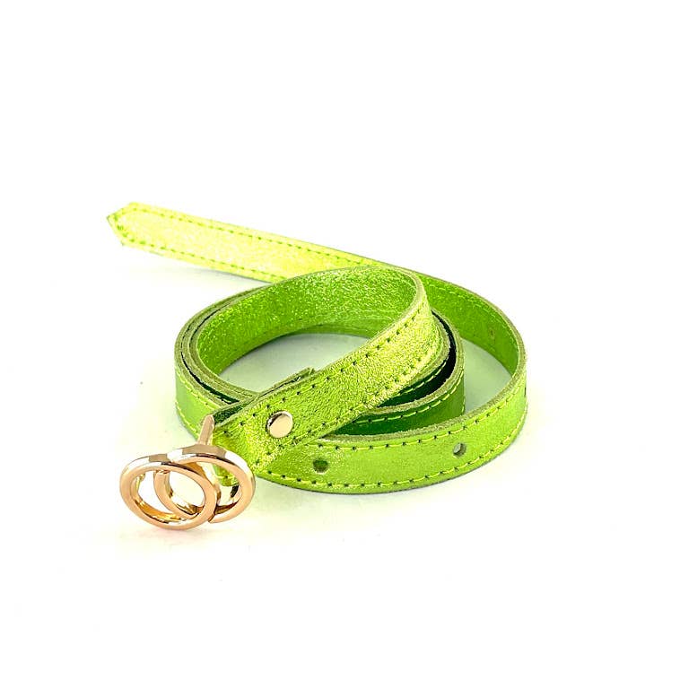 MILANO AMOUR - Vente Ceinture – femme - Ceinture Cross Laminato en cuir véritable1