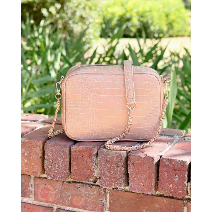 Caroline Hill - Wholesale Crossbody Bag - Women's - Fiona Crossbody Latte EC2