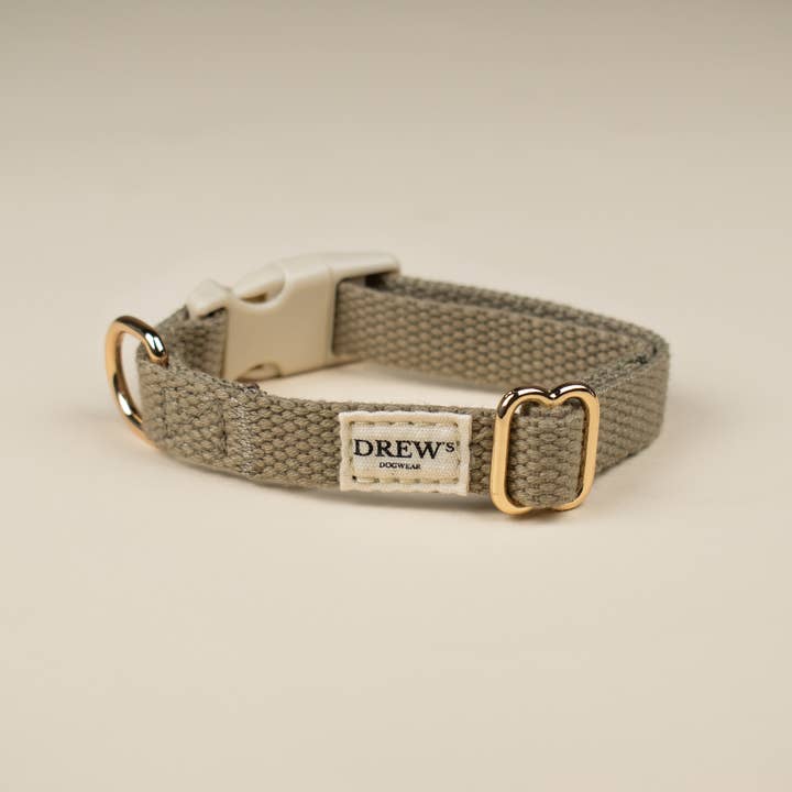 Puppy Collar/Beige for wholesale by DrewsDogwear
