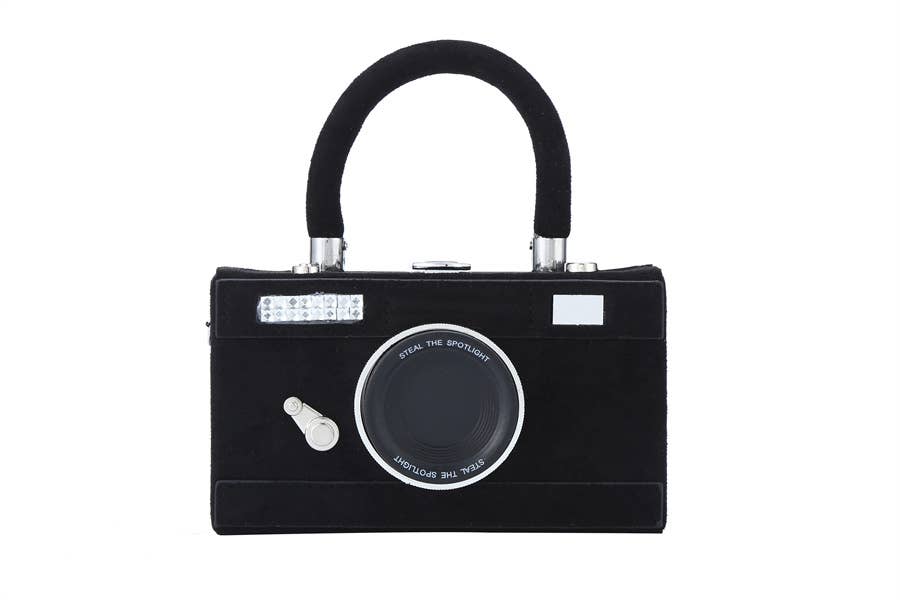 Nima Accessories Inc - Wholesale Top Handle Bag - Women's - Ladies Classic Old School Camera Shape Handbag0