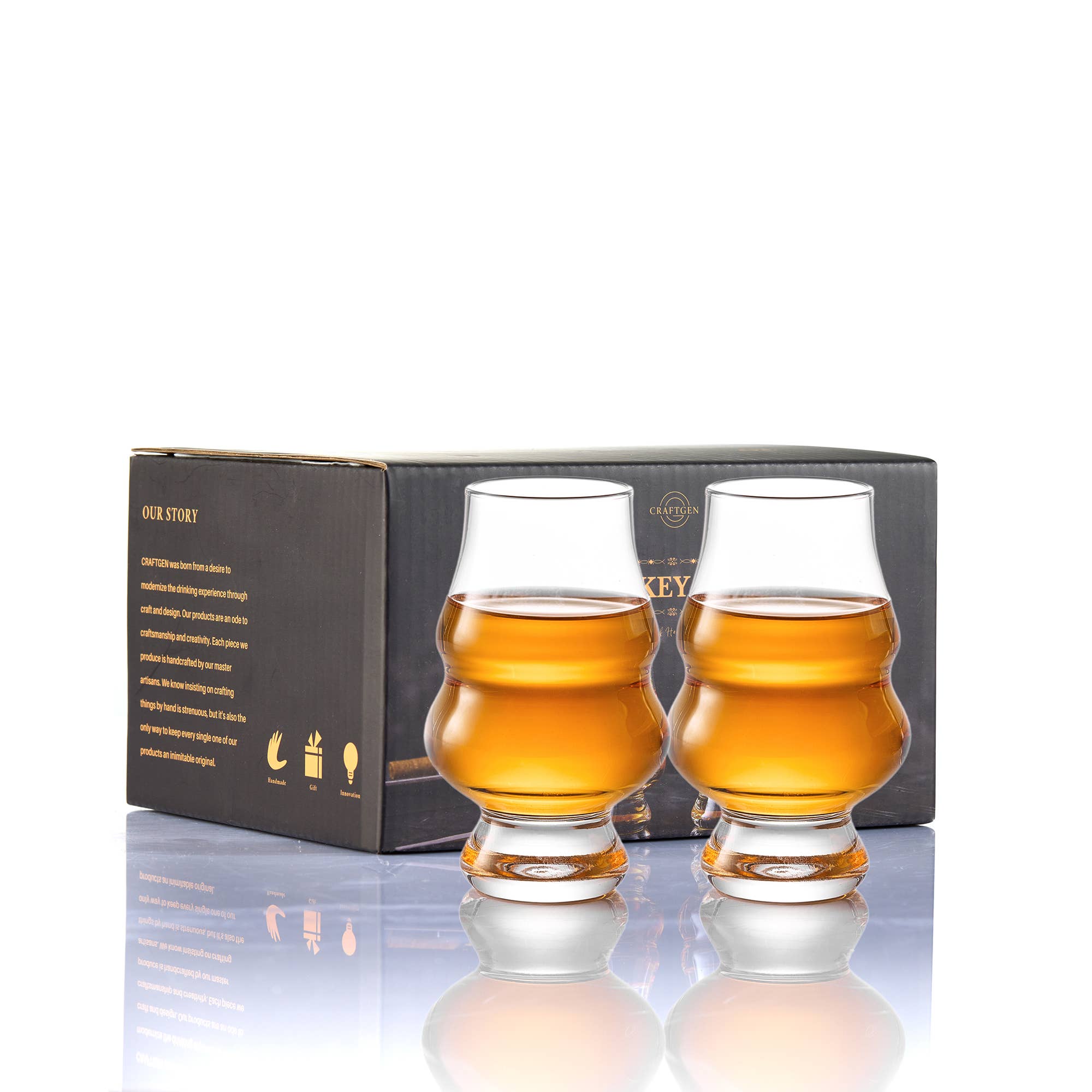 CRAFTGEN - Wholesale Cocktail/likeur glas - Whiskyproefglas, Bourbon-glas, Crystal Snifter-glas8