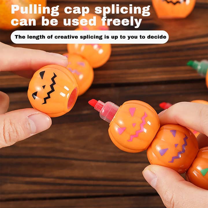 Toyarina - Wholesale Highlighter - Halloween Pumpkin Highlighter Pens – Fun School Markers2