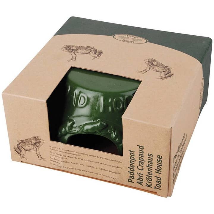 Esschert Design USA - Wholesale Outdoor Ornament/Decor - Toad House, Ceramic