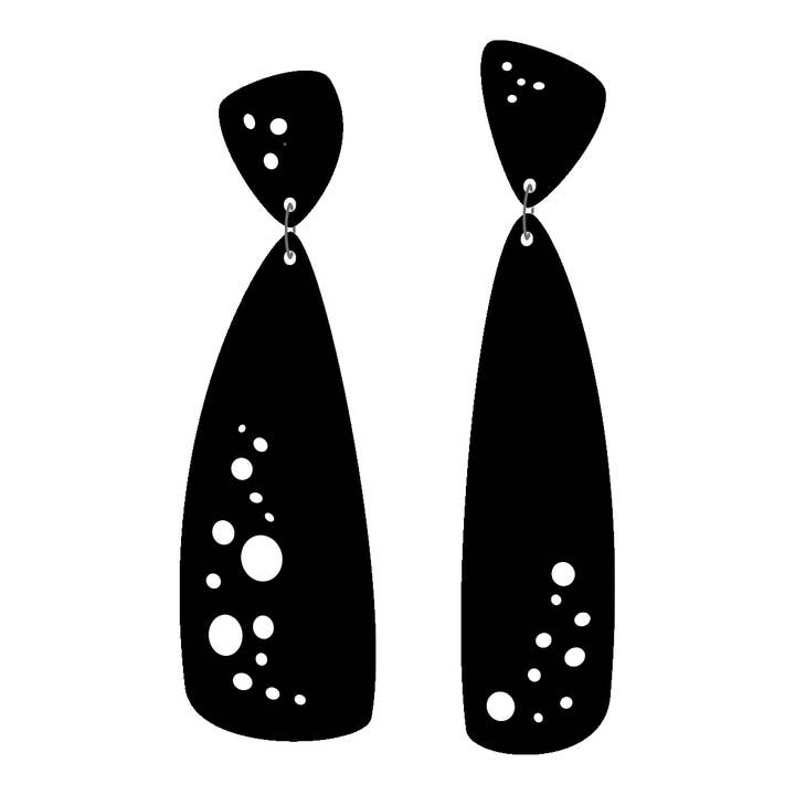 SLOANE BW øreringe SORT&HVID linje for engroshandel hos ALEX+SVET