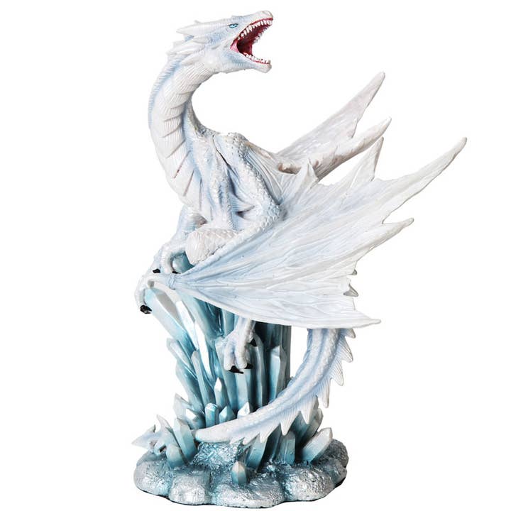 Vit drake på kristall för wholesale av Pacific Trading