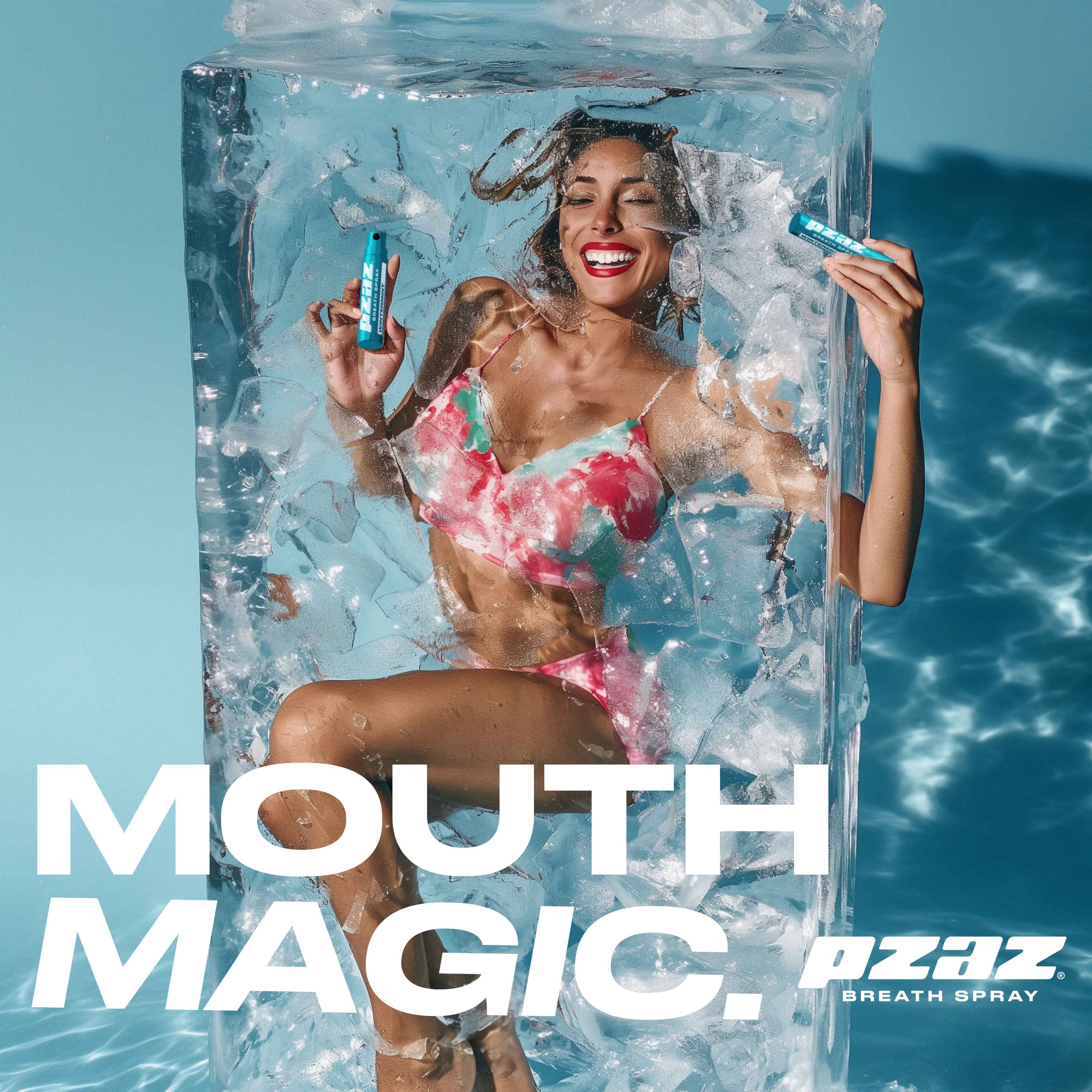 Pzaz® Breath Spray | Fresh Mouth & Mind - Wholesale Mouthwash - Pzaz Breath Spray - Wintermint - Caffeine Micro-dose3