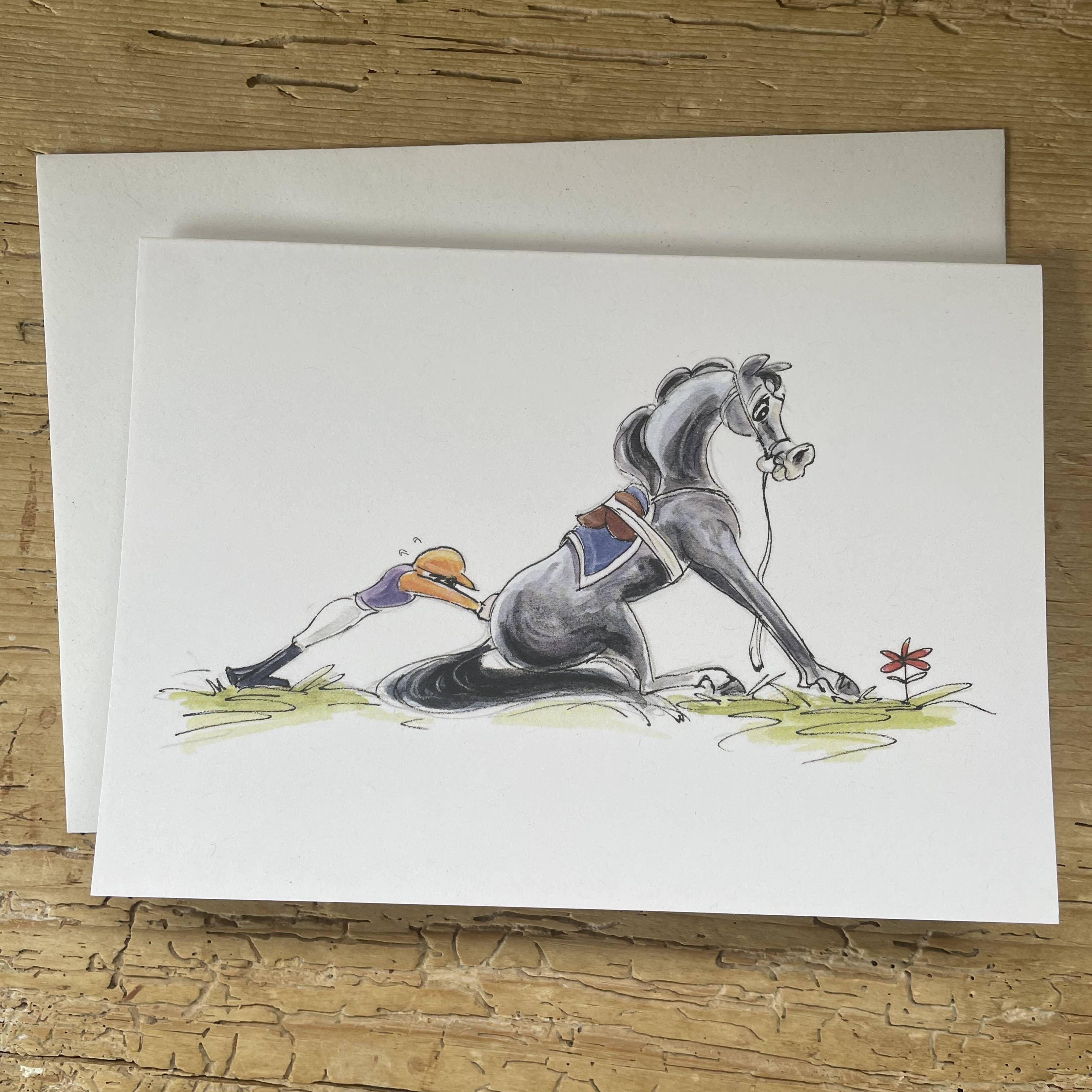 Pony Nut Gifts – wholesale Birthday card – Just A Little Farther - Horse Racing Greeting/Birthday Card2