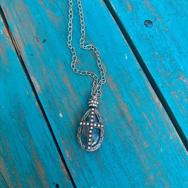 A Rare Bird Shop - Wholesale Pendant/Charm Necklace - Soldered Crystal Sparkle Pendant Necklace