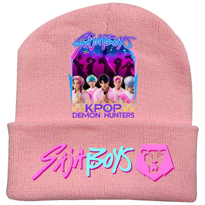 Lilyrosy（Duty free) - Wholesale Beanie - Kids - K-POP Demon Hunters Custom Knit Beanie,Adult & Kids Friendly30
