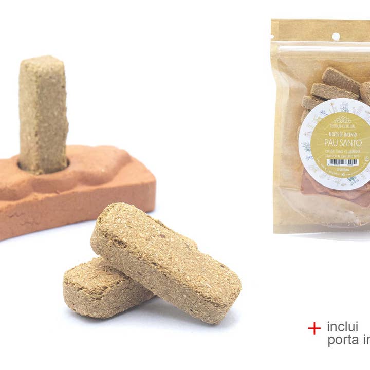 Incense Blocks Pau Santo (3 units) for wholesale by Esoterica Arte