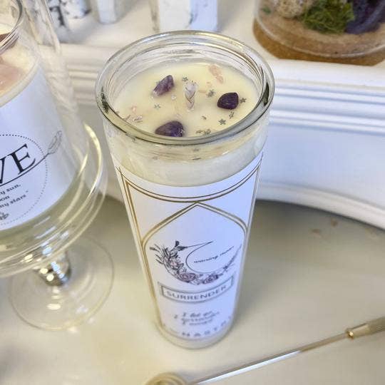 Lunastry - Wholesale Votive Candle - Surrender Prayer Soy Wax Candle1