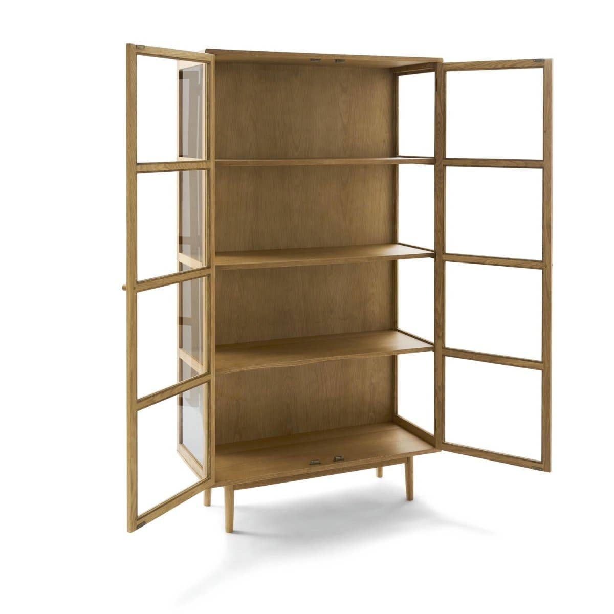 Furnhouse - Wholesale Cabinet - 2-Door Display Cabinet Svendborg - Natural Oak3