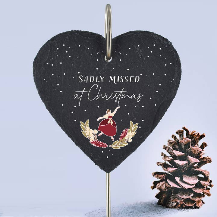 P7258 - Placa conmemorativa de lápida conmemorativa de Dancing Lady Tristly Missed para venta al por mayor de Vivid Squid Wholesale