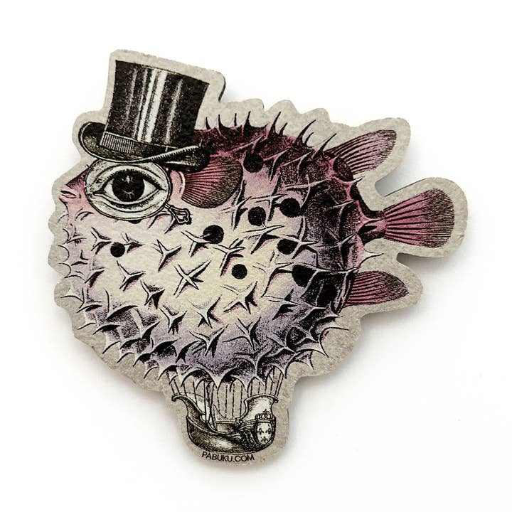 Magnet ballon poisson pour la vente par Pabuku