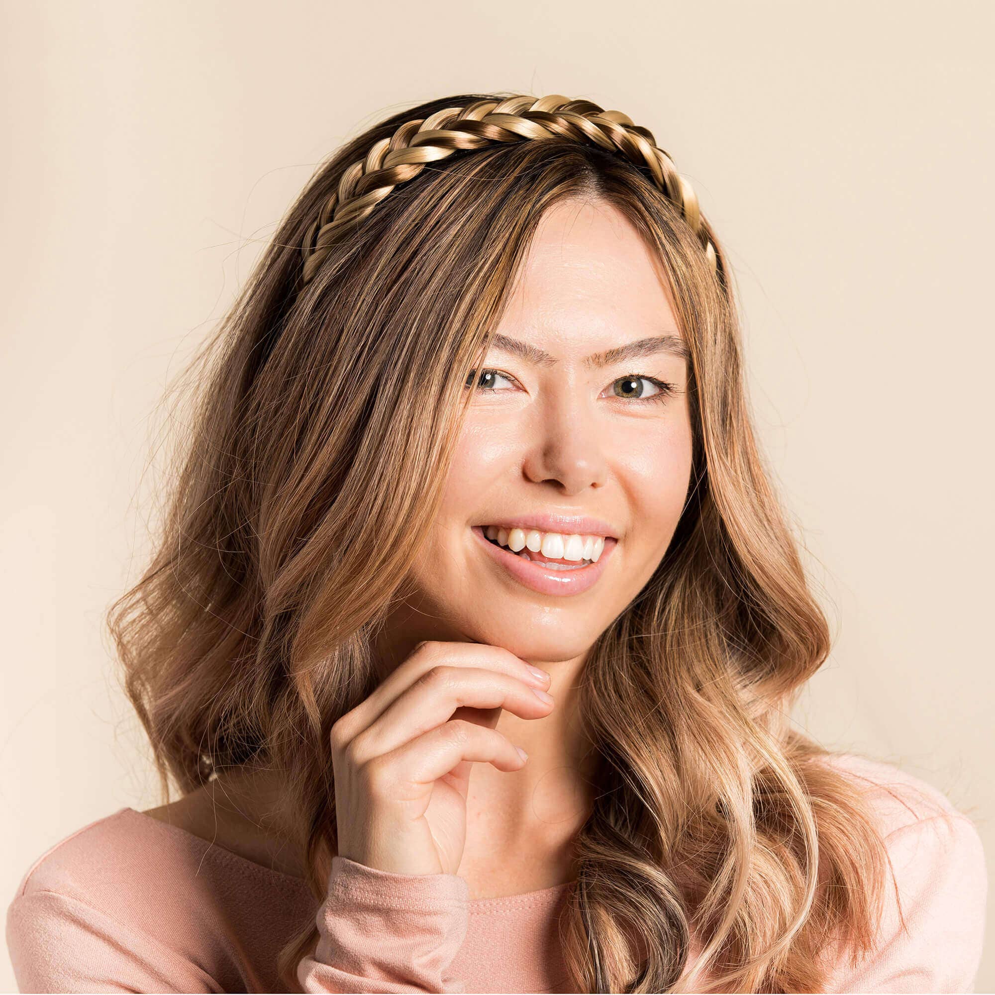 Madison Braids - Vendita all'ingrosso Fascia per capelli - Donna - Madison Treccia Lulu - Fascia per capelli a due fili, da donna1