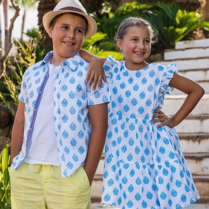 Damask Summer Tier Dress for wholesale by TukTuk Designs