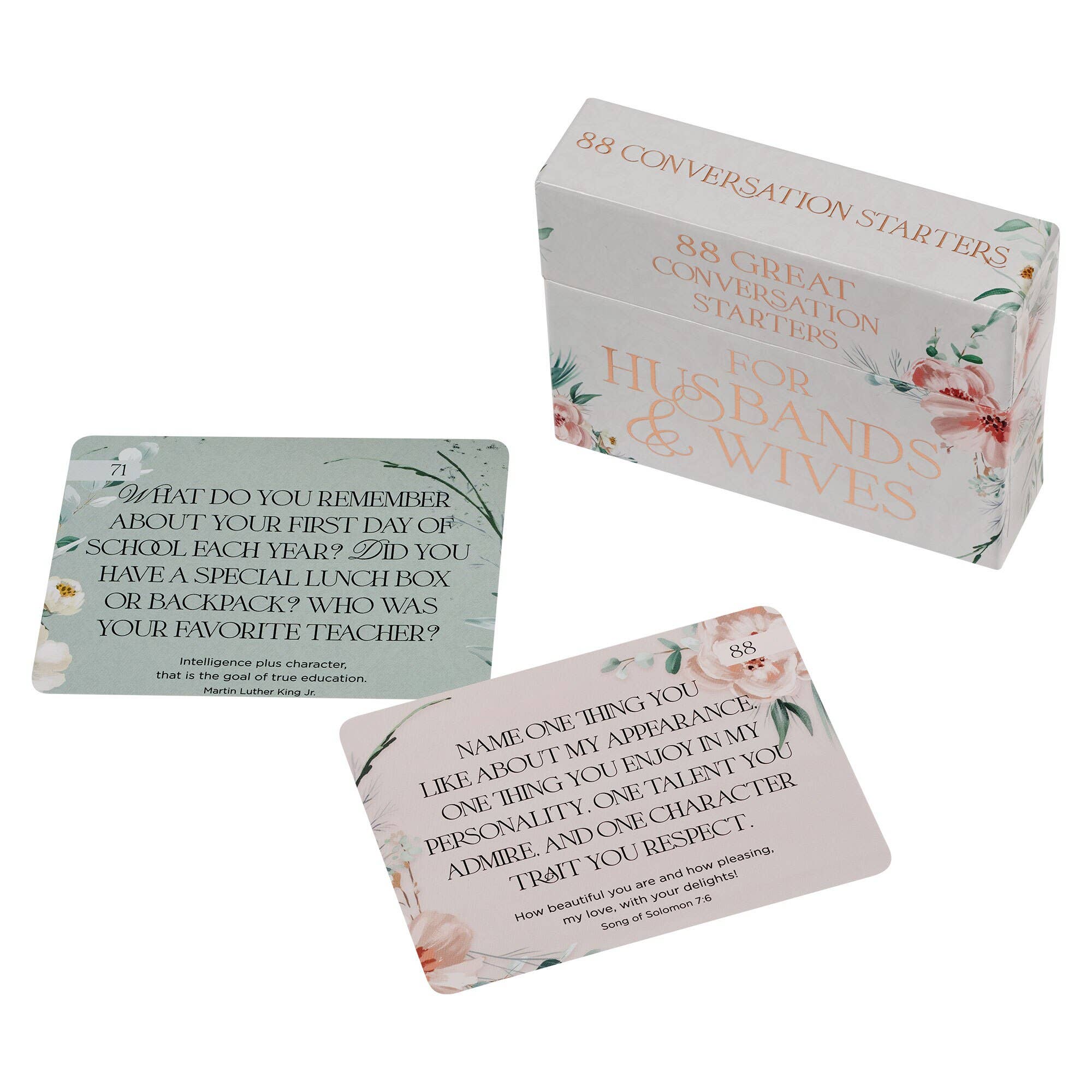 Christian Art Gifts - Wholesale Card Game - 88 Great Conversations Starters for Husbands & Wives2