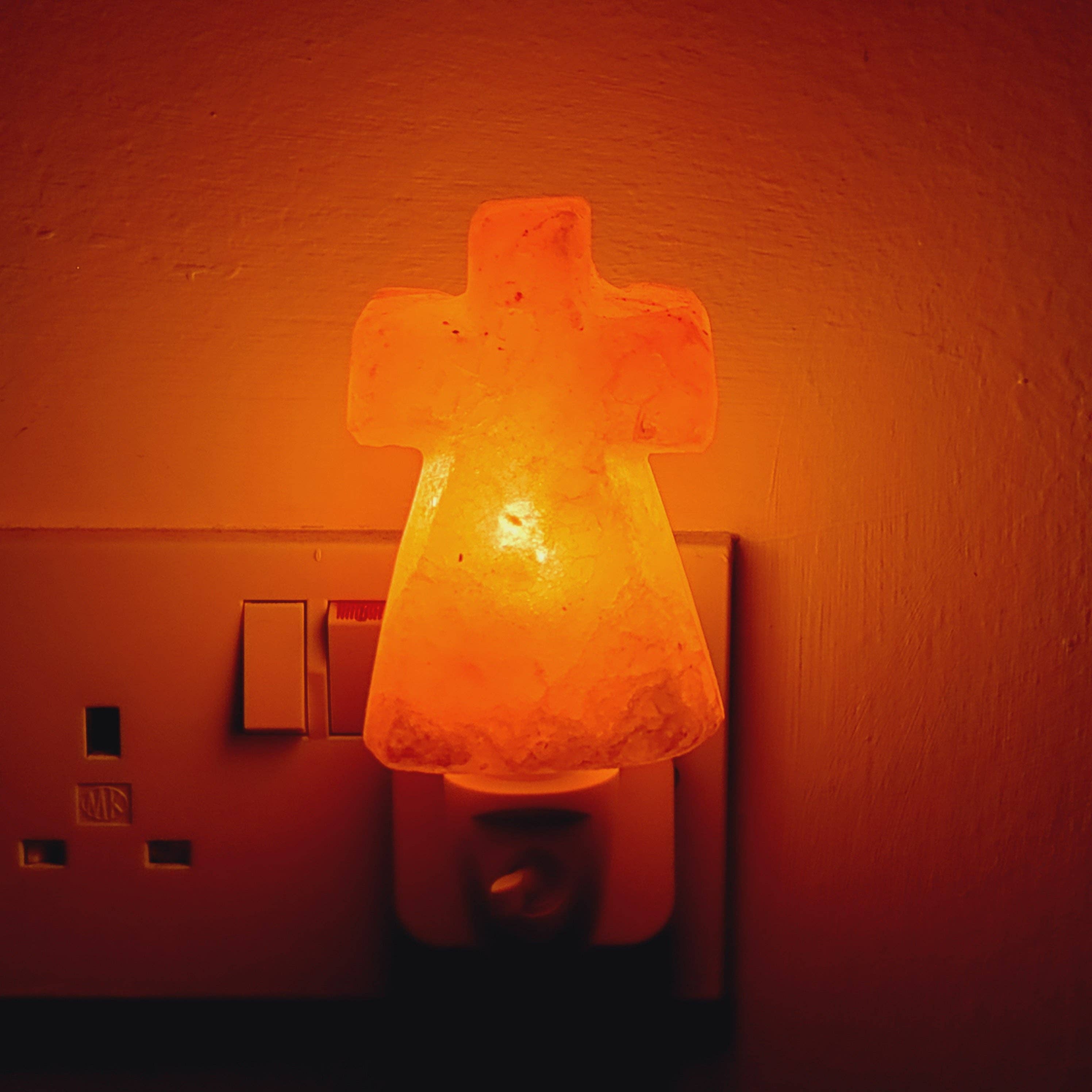 Gemstone Gifts Ltd. - Wholesale Night Light - Himalayan Salt Night Light (Natural. Heart, Sphere, Cross)2