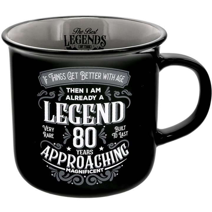80 Years - 13 oz Mug for wholesale by Pavilion