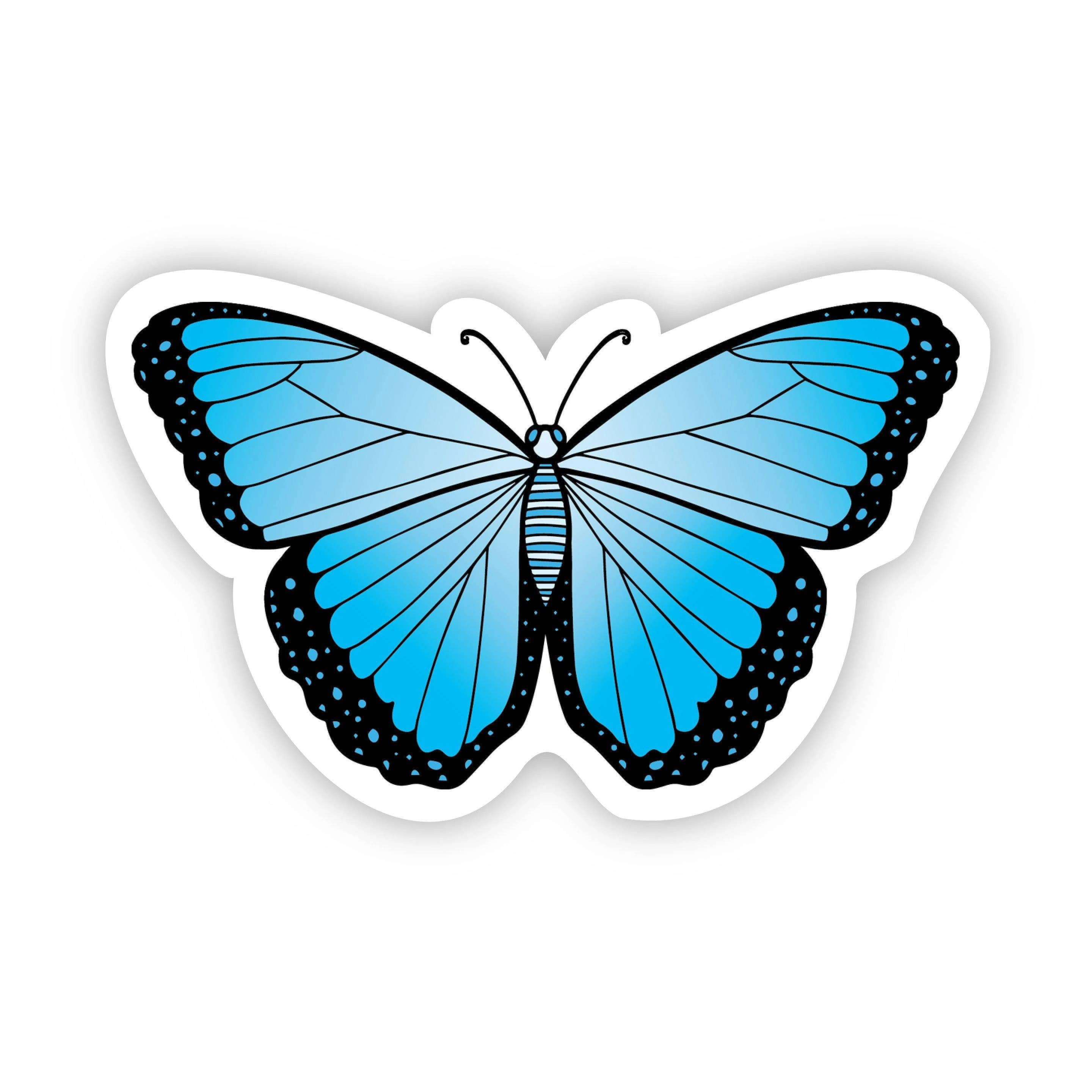 Big Moods - Wholesale Sticker - Blue Butterfly Aesthetic Sticker