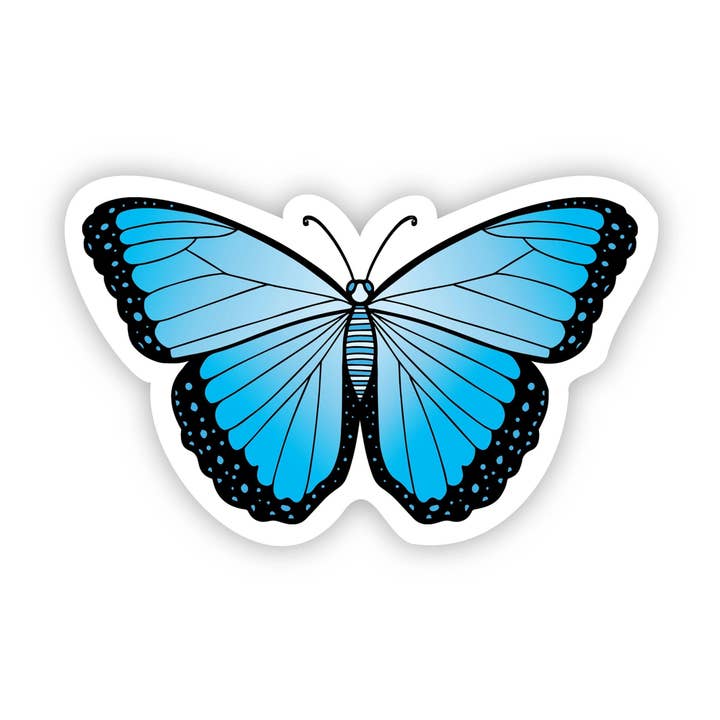 Big Moods - Wholesale Sticker - Blue Butterfly Aesthetic Sticker0