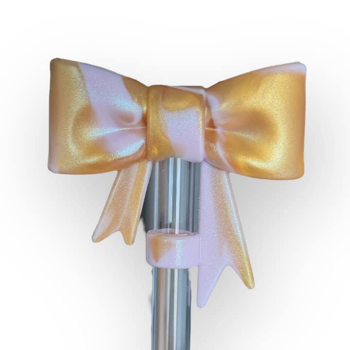 Rosa Beau Nœud Rose | Chapeau de Paille 10mm pour la vente par Sip n' Style Shop Co.