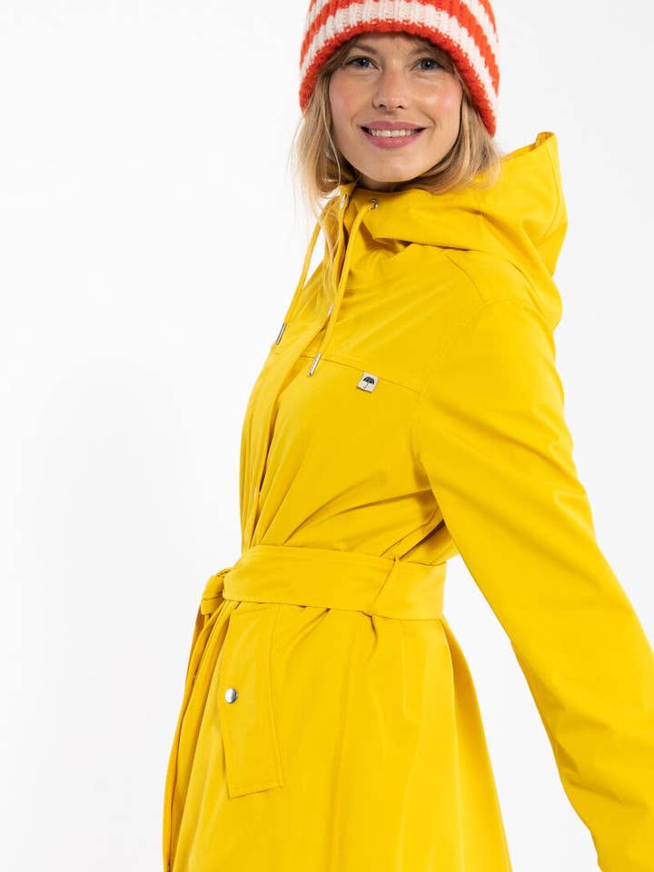 Danefae København - Wholesale Raincoat - Women's - Danerainlover Raincoat Dark Yellow