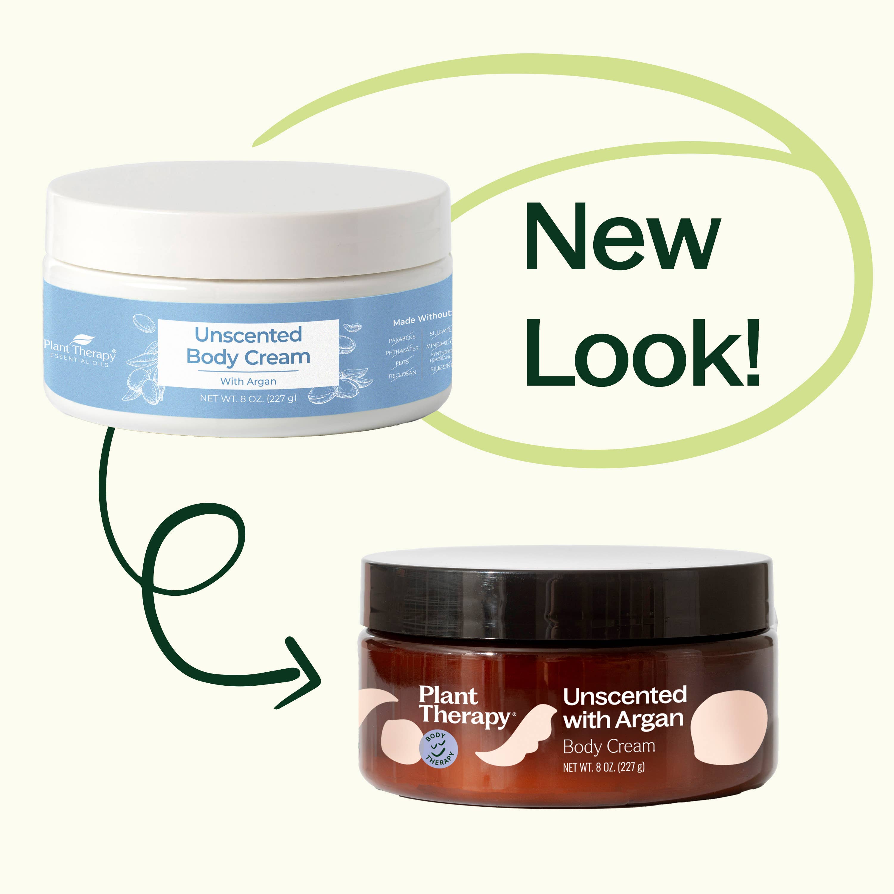 Plant Therapy – wholesale Body cream/lotion – Unscented Body Cream with Argan5