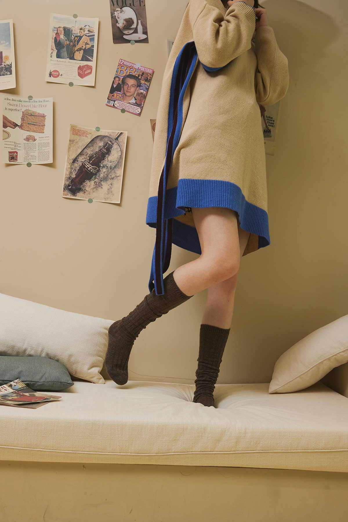 Comfortarians – Meias - Mulher por atacado – Meias Altas de Lã e Caxemira da Linha Premium8