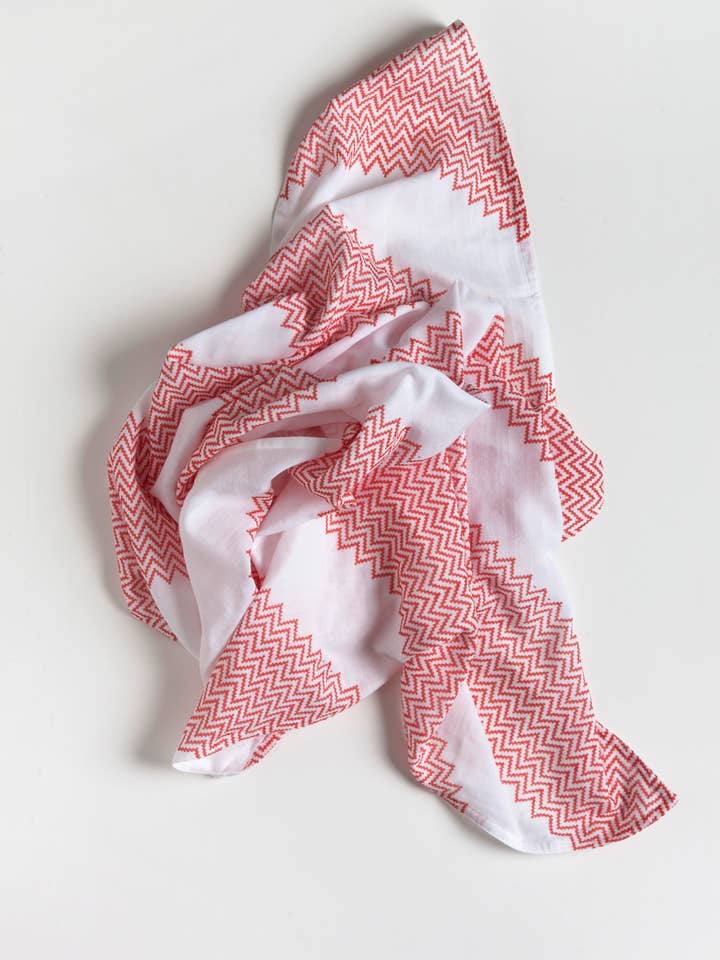 Frutto, Zig-zag Rouge Chaud pour la vente par littl by lilit