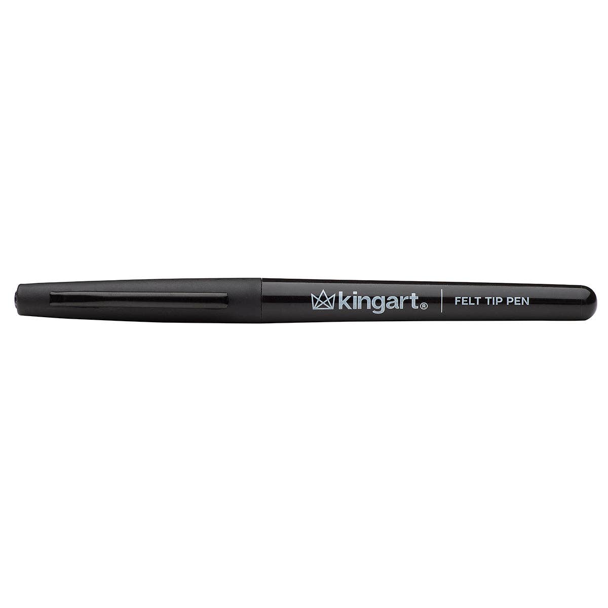KINGART - Wholesale Pen - Felt Tip Black Ink Pens 6 pc4