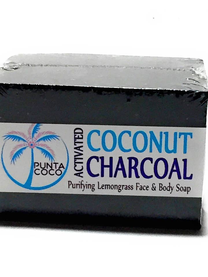 Coconut Charcoal Renande ansikts- och kroppstvål för wholesale av Punta Coco