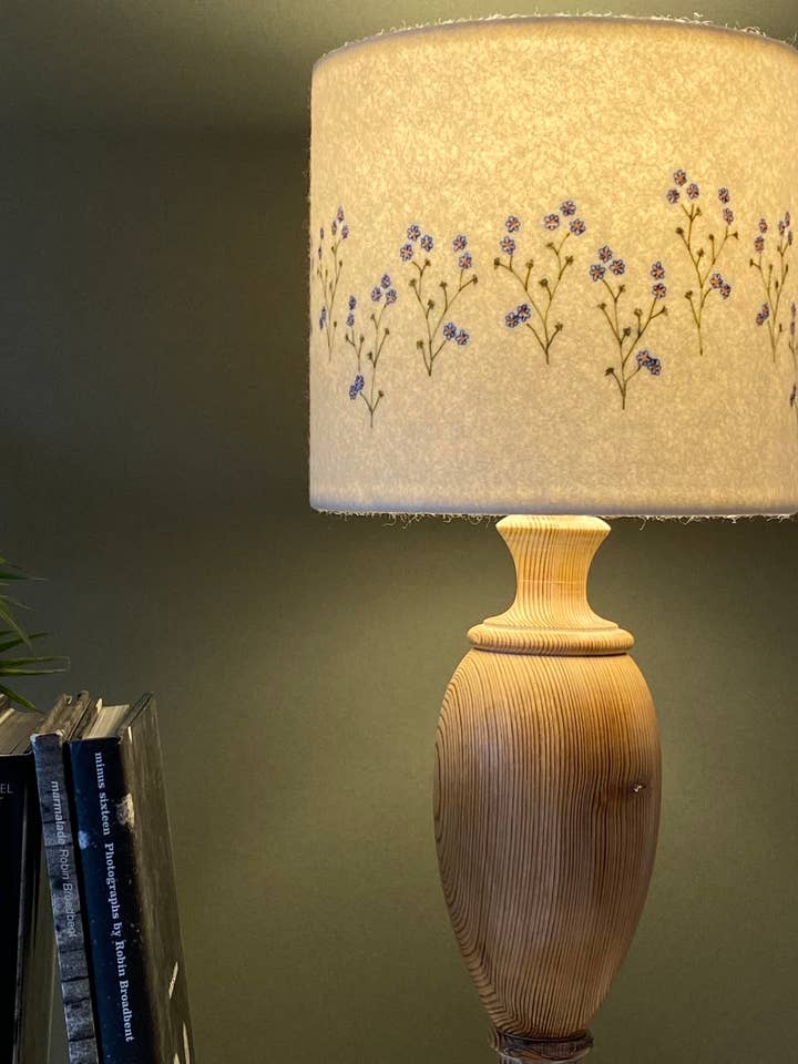 Forgot Me Not Lampshade for wholesale by melody ryder designs