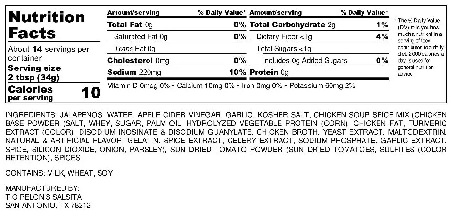 Tio Pelon's Salsita - Wholesale Salsa - Salsita Emma6