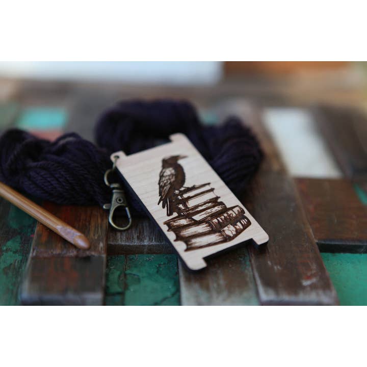 Sunrise Grove - Wholesale Knitting/Crochet Supplies - Raven Antique Books Yarn WPI Control Tool Cherry Gauge1