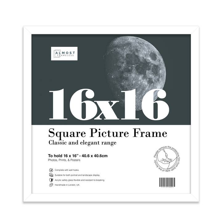 White 16x16 Picture Frame for wholesale by WholesaleFrames.co.uk