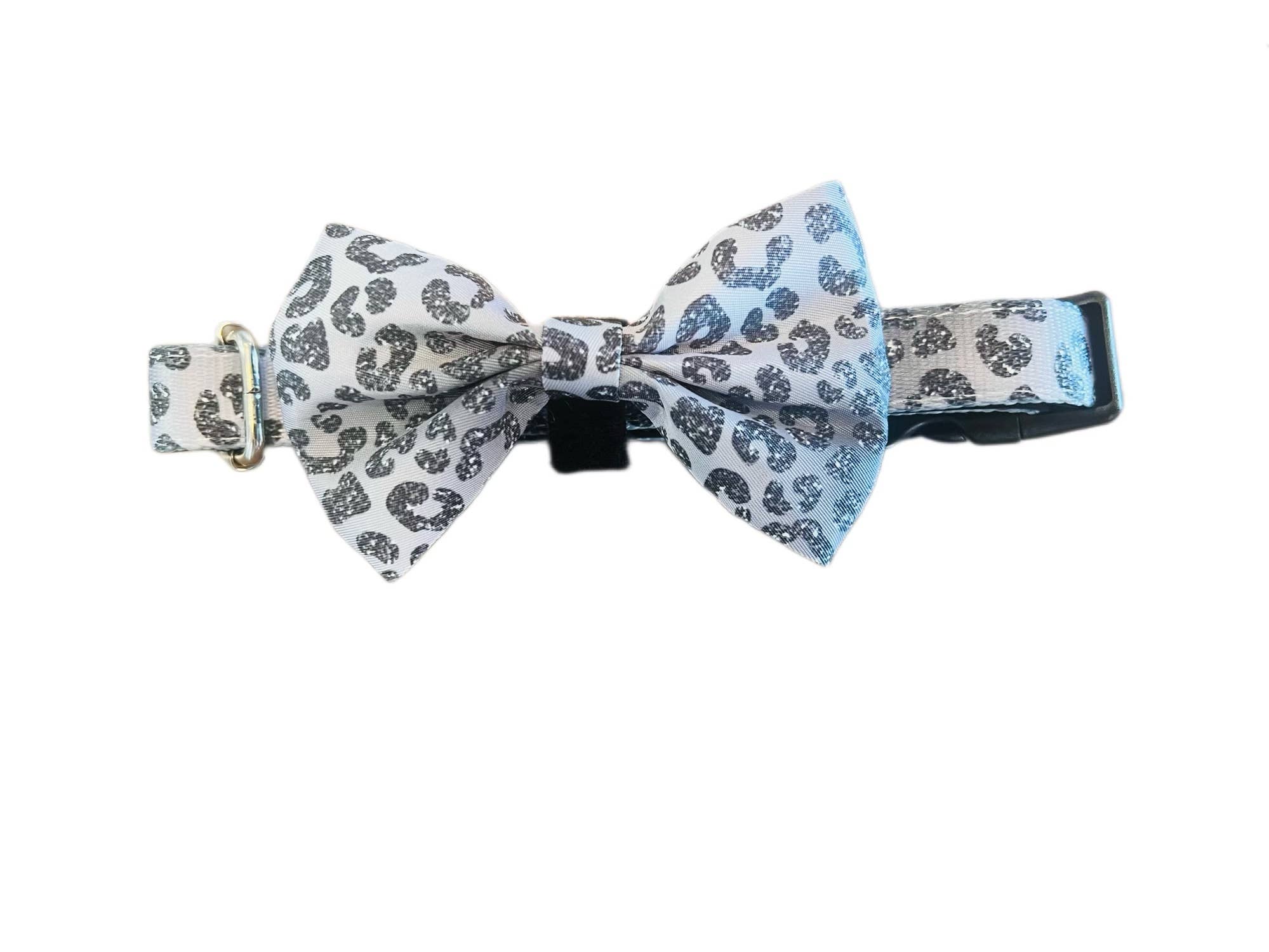Mina + Pup - Wholesale Pet Bow Tie - Cat/Dog - YOU’RE SO GLAM BOW TIE DOG CAT SILVER OMBRE3