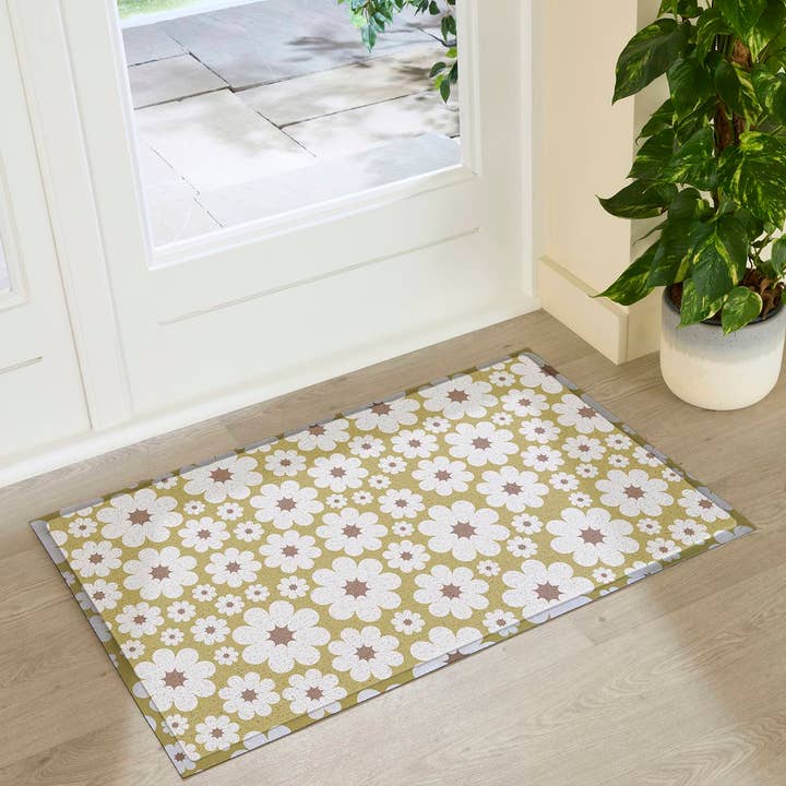 Mosterdbloem Deurmat (90 x 60 cm) voor wholesale door Artsy Mats