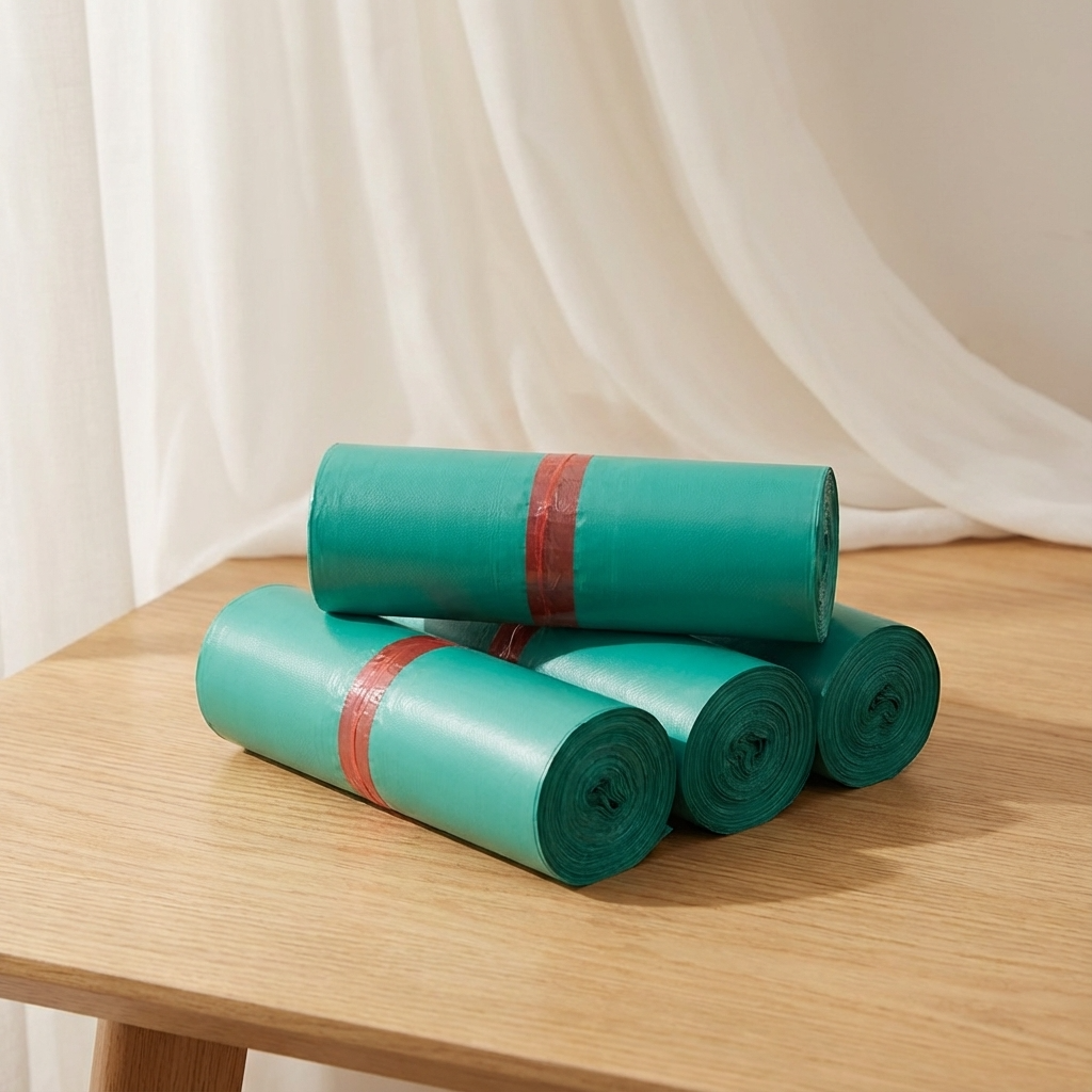 ByHome - Wholesale Envelopes - 100pcs, 5 sizes Dark green thickened poly mailing bag1