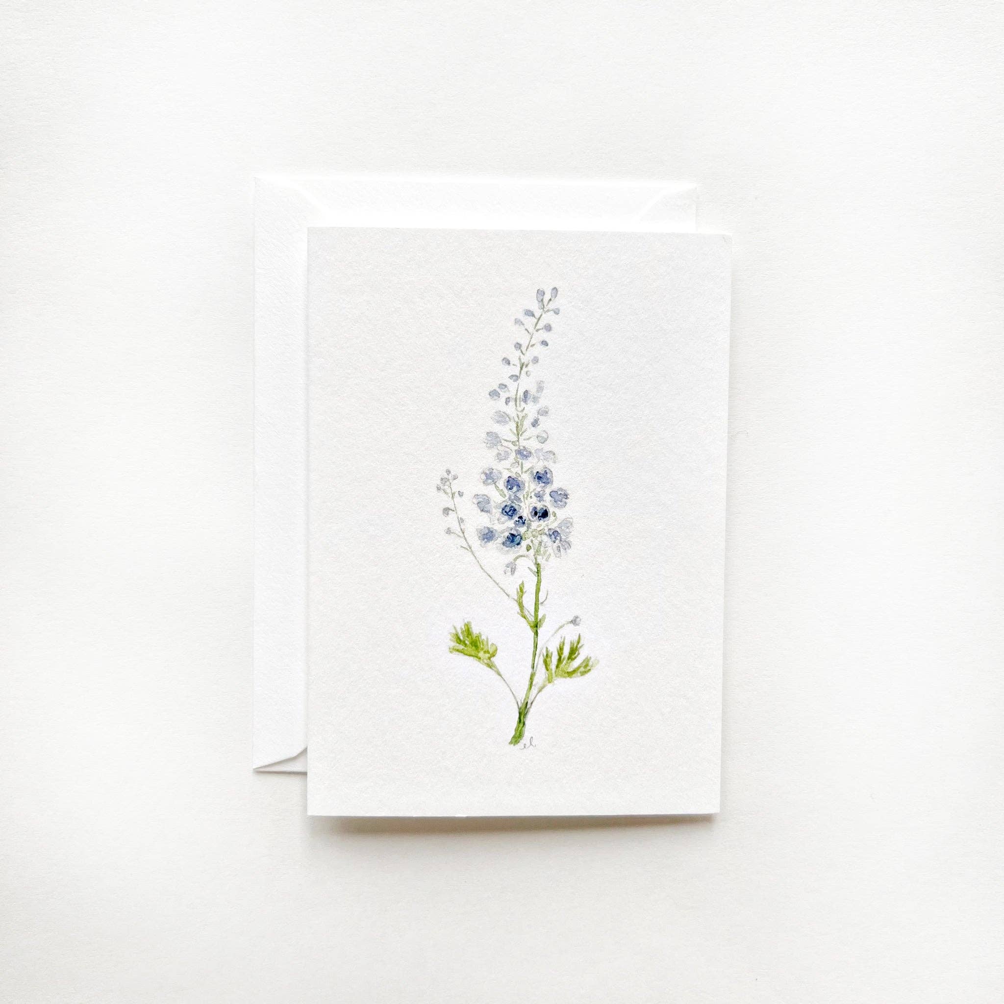 emily lex studio - Wholesale Briefpapier/indexkaartenset - delphinium mini-notitiekaart2