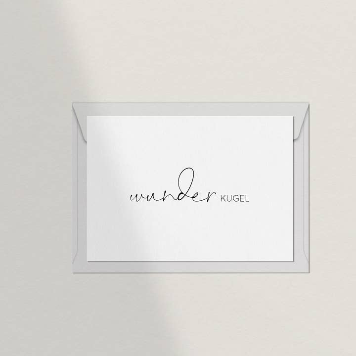 Wunderkugel vykort för wholesale av Debblschebbl Design Studio