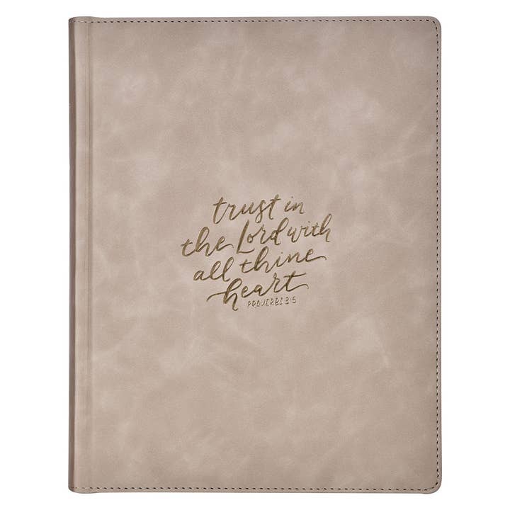 KJV Note-taking Bible LP Faux Leather HC Trust the Lord for wholesale by Christian Art Gifts