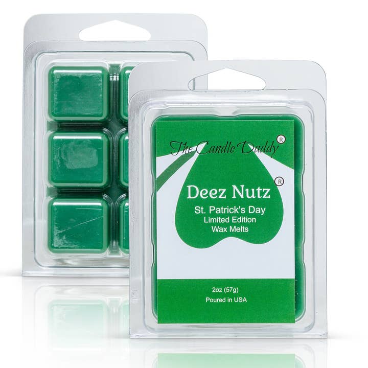 Deez Nutz - St. Patrick's Day Edition - Funny Banana Nut for wholesale by The Candle Daddy