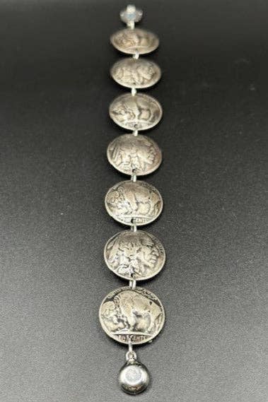 Mountainstruck Coin Rings and Jewelry - Wholesale Charm/Dangle Bracelet - U.S. Buffalo Nickel Domed Coin Bracelet6