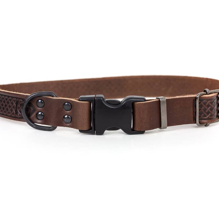 Euro-Dog Collars and Leads – wholesale Pet collar – Dog – Leather Dog Collar Soft Celtic Sport Style1