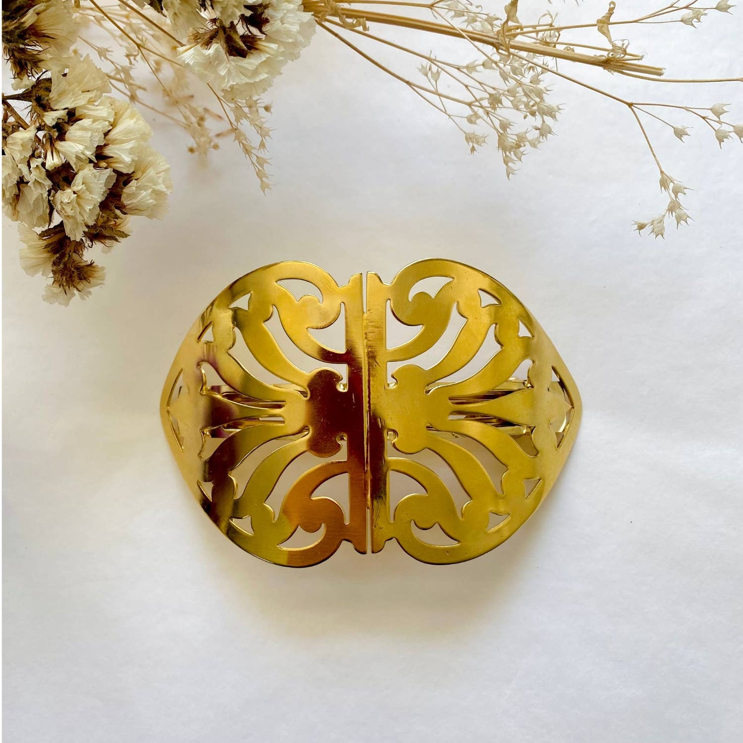 Ozaelle - Wholesale Hair Clip - Women's - Selena large gold hair clip