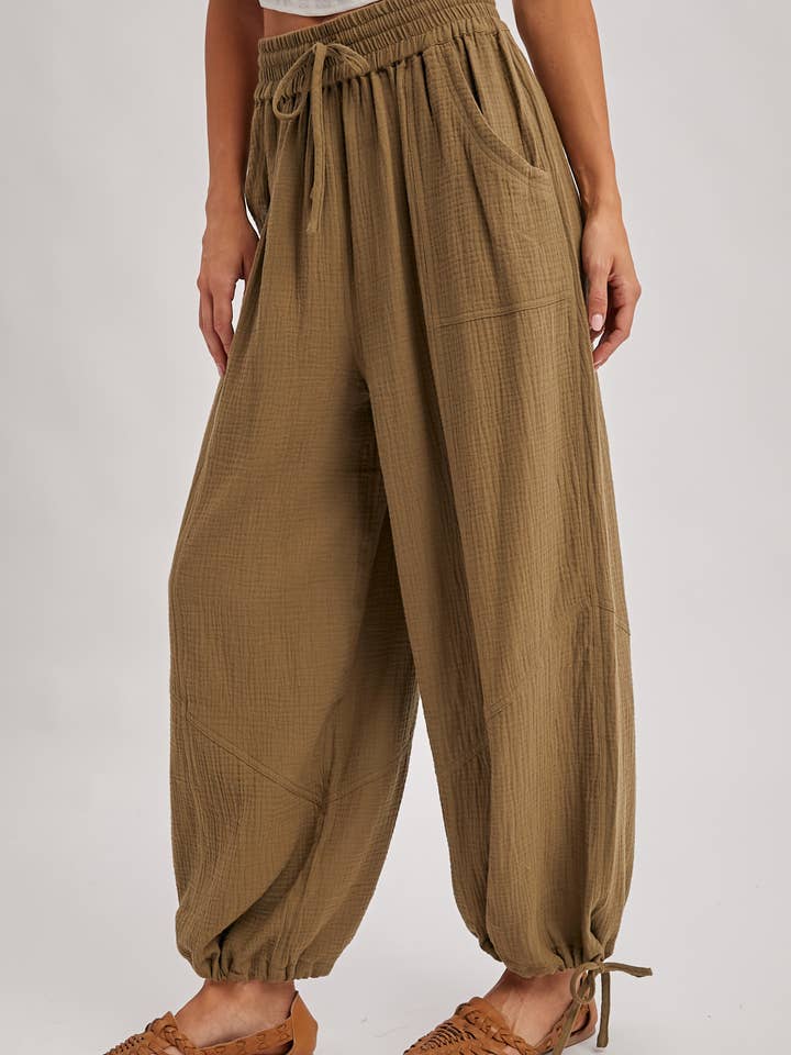 Bluivy - Wholesale Pants - Women's - JOGGER HAREM DRAWSTRING PANTS20
