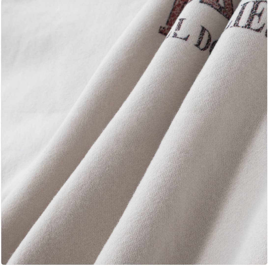 Little Light - Wholesale Graphic Sweatshirt - Women's - Poster Hook Shot Vintage Color-Block Sweatshirt25