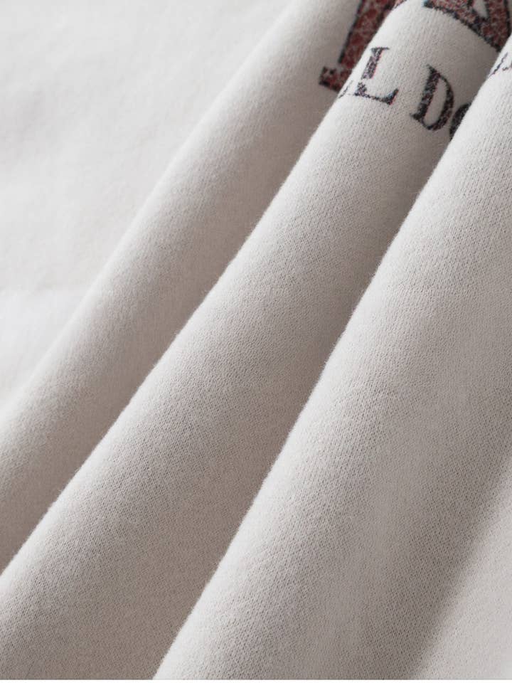 Little Light - Wholesale Graphic Sweatshirt - Women's - Poster Hook Shot Vintage Color-Block Sweatshirt25